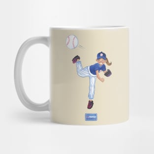 Yes Pepper - Baseball Girl Abby Throwing Mug